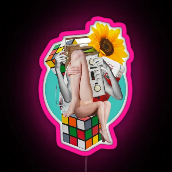 I M Waiting For The Man RGB Neon Sign