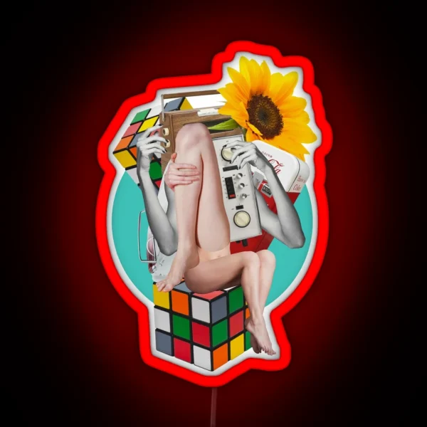 I M Waiting For The Man RGB Neon Sign