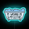 Vibrant Neon Wall Sign: Personalized Self-Care Reminder for Home Decor
