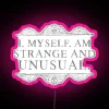 Unique Personalized RGB Neon Sign for Unconventional Home Decor Enthusiasts