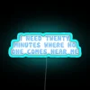 Personal sanctuary with vibrant RGB glow, solo quiet time neon