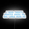 Personal Space Alert: 20 Minute Solo Time in Neon Glow