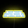 Personal sanctuary with vibrant RGB neon lighting and peaceful ambiance.