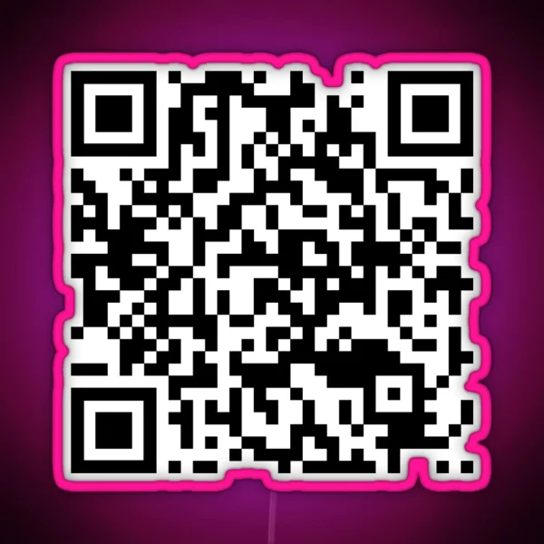 I Need A Hero Shrek 2 Scene QR Code RGB Neon Sign