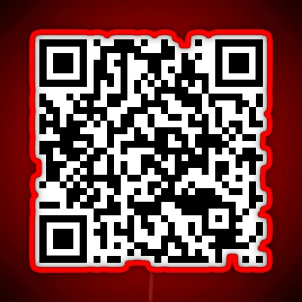 I Need A Hero Shrek 2 Scene QR Code RGB Neon Sign