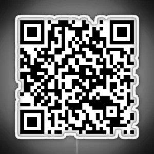 I Need A Hero Shrek 2 Scene QR Code RGB Neon Sign