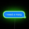 Unique Personalized Margarita Bar Sign with Vibrant RGB Neon Lights