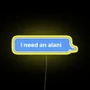 Customizable Alani RGB Neon Sign with Vibrant Color Change Ability Online