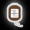 Neon IV Coffee Addiction Sign, Modern Home Bar Decor Necessity