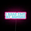 RGB Color-Changing Neon Sign for Home Decor and Ambiance Lighting