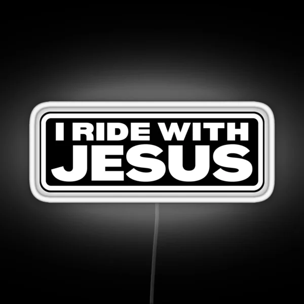 I Ride With Jesus RGB Neon Sign