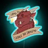 Neon Sign featuring Ancient Warrior's Sassy Seduction of the Dragon