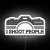 LED Neon Sign for Photographer's Studio with Customizable Color Display