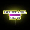 LED neon ski sign for living rooms and dorm rooms