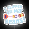 Add fun and quirky ambiance with this colorful LED sign