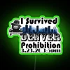 Vintage Style Neon Sign Celebrating Survival of Denver's Dry Era.
