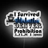 Vintage Denver Prohibition Era Inspired Neon Sign Home Bar Decor Accent