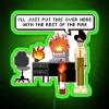 Vintage video game inspired 8-bit pixel art neon decor sign