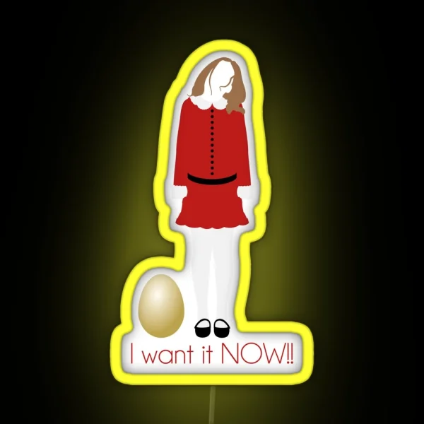I Want It NOW RGB Neon Sign