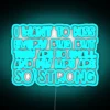 Neon Entomology Humor Wall Sign with Kissing Bug Meme Design