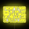 LED Sign Displaying Humorous Entomology Quote with RGB Color Scheme