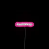 RGB Neon Sign Artwork with Customizable Color Message and Design