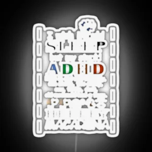 I Wish I Could Sleep But My Stupid ADHD Kicks In 1 RGB Neon Sign