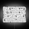 RGB Neon Sign: Rewarding My Feline Companions with Luxurious Lifestyle
