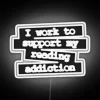 Vintage book quote inspired LED neon sign for reading lovers