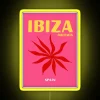 Ibiza-inspired Bohemian art design in vibrant color changing RGB LED