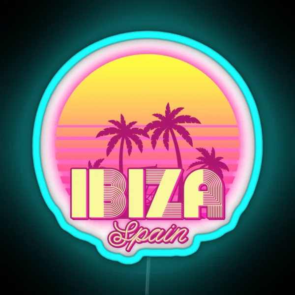 Ibiza Retro Wave RGB Neon Sign