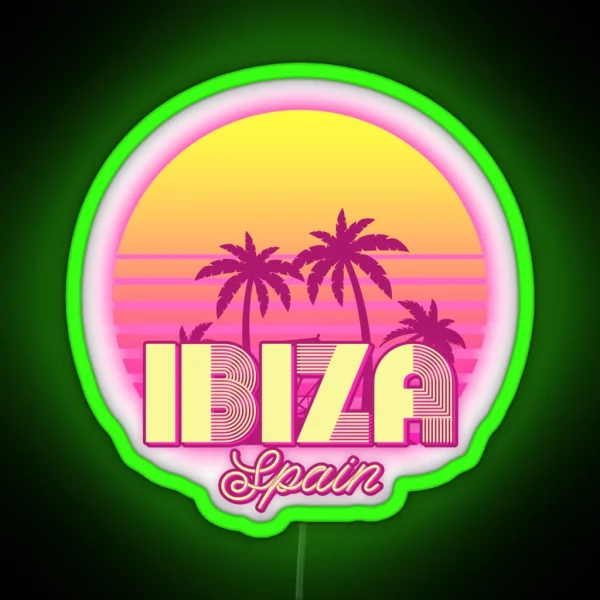 Ibiza Retro Wave RGB Neon Sign