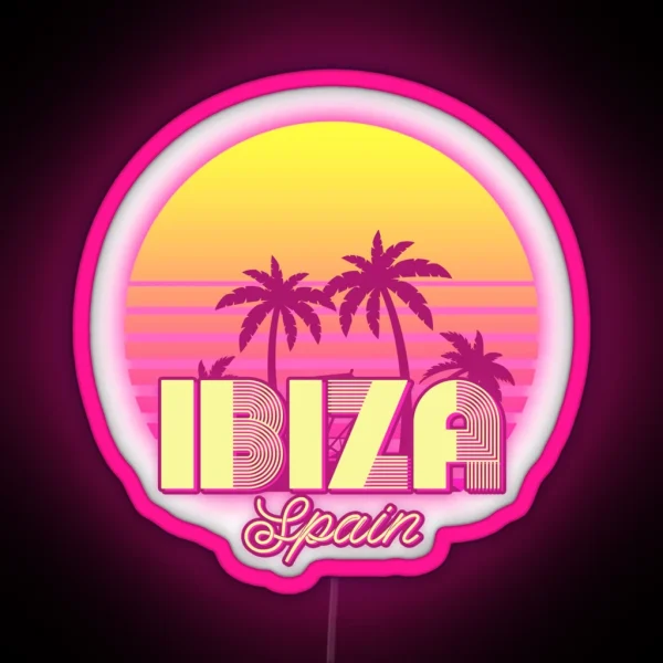 Ibiza Retro Wave RGB Neon Sign