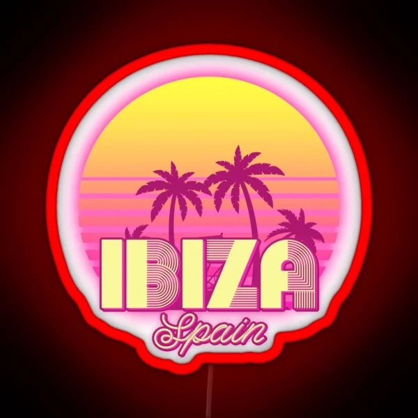 Ibiza Retro Wave RGB Neon Sign