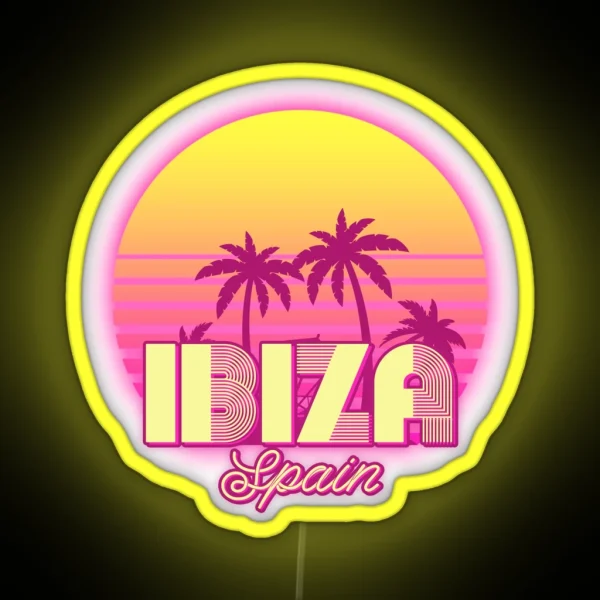 Ibiza Retro Wave RGB Neon Sign
