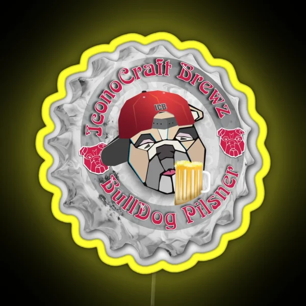 ICB Pilsner Bottlecap1 RGB Neon Sign