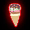 Satisfy Your Sweet Tooth with Vibrant RGB Neon Ice Sign
