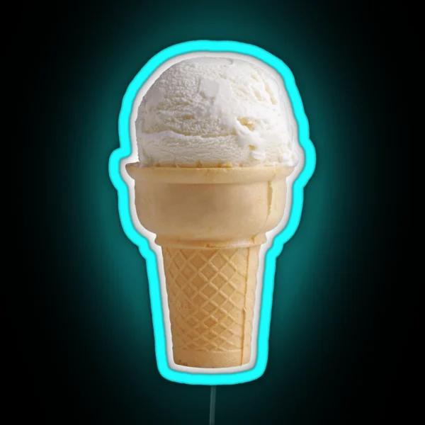 Ice Cream Cone RGB Neon Sign