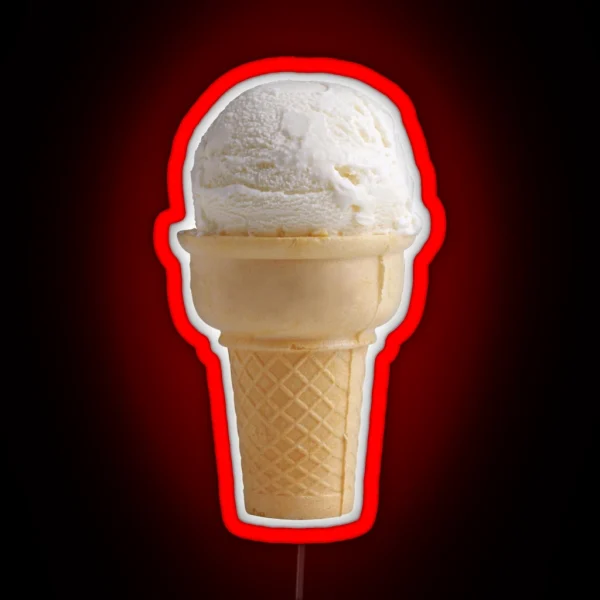 Ice Cream Cone RGB Neon Sign