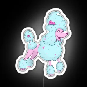 Ice Cream Poodle Bubble Gum RGB Neon Sign