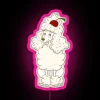 Colorful Ice Cream Treat Neon Sign with Vanilla RGB Design