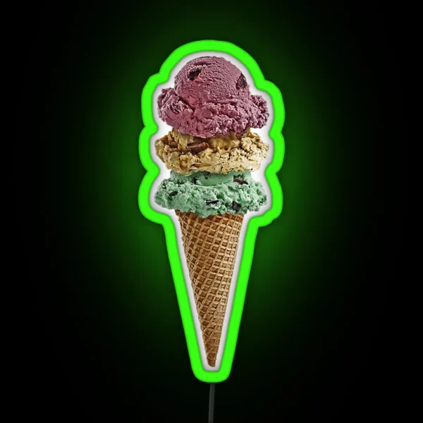 Ice Cream RGB Neon Sign