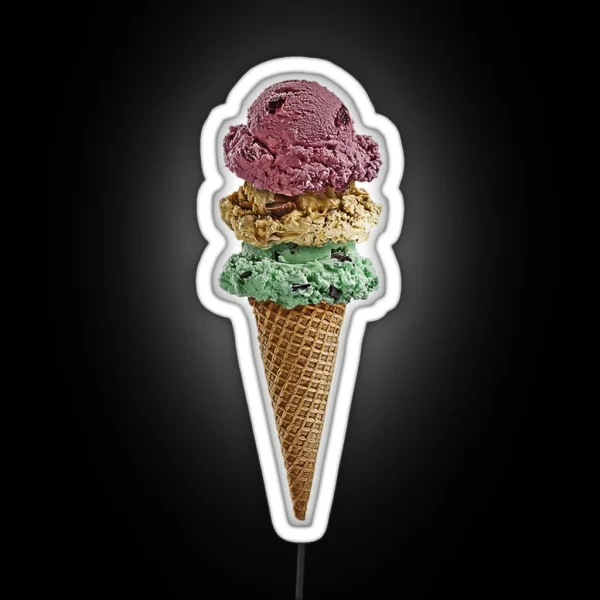 Ice Cream RGB Neon Sign