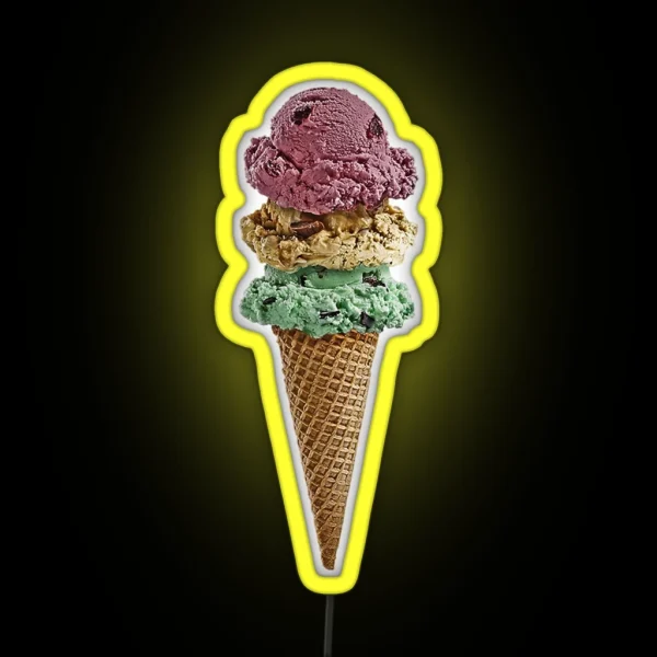 Ice Cream RGB Neon Sign