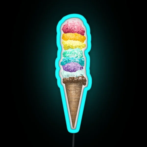 Ice Cream RGB Neon Sign