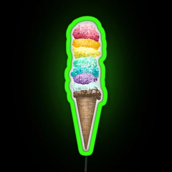 Ice Cream RGB Neon Sign