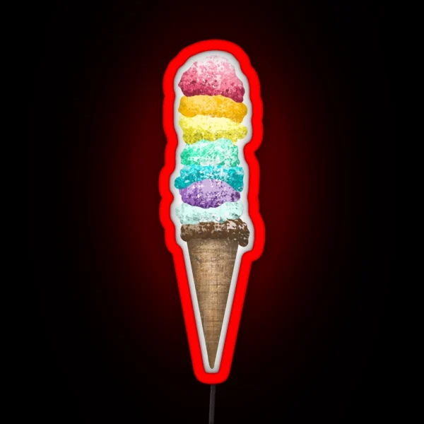 Ice Cream RGB Neon Sign