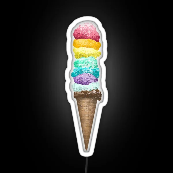 Ice Cream RGB Neon Sign
