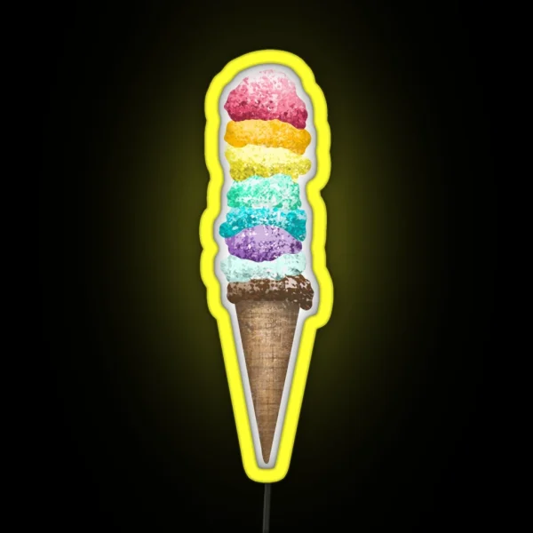 Ice Cream RGB Neon Sign