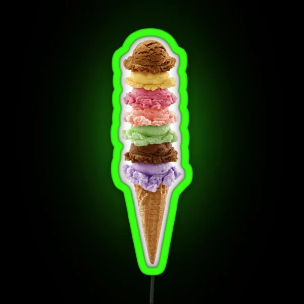 Ice Cream RGB Neon Sign